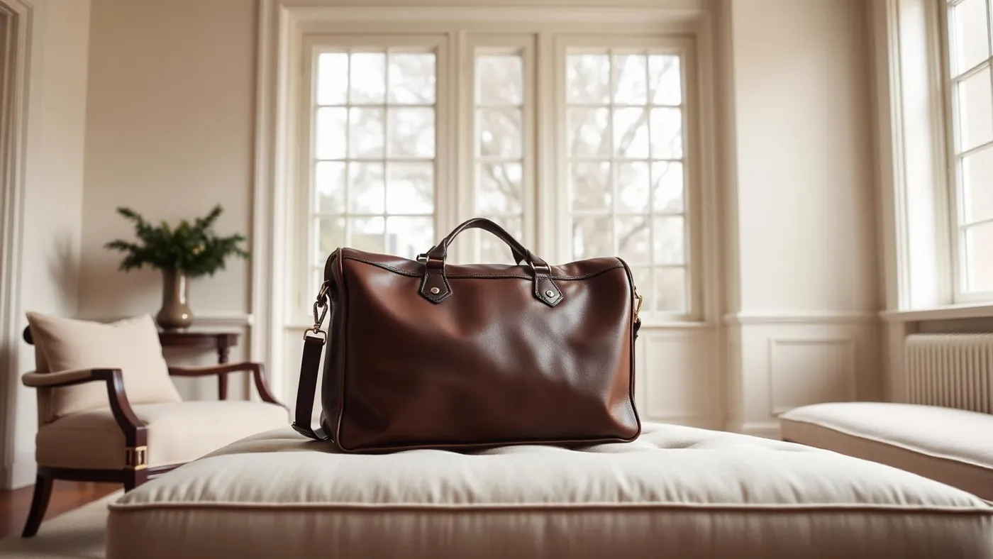Doctor's bag in a bright London townhouse sitting room